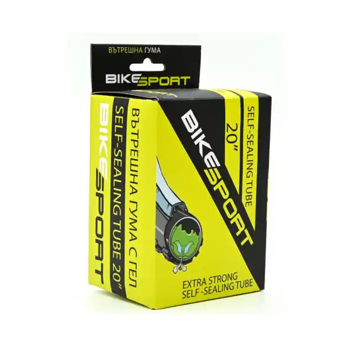 Disponibil imediat Camera Bikesport cu solutie antipana 20x1.95/2.125 AV 48mm