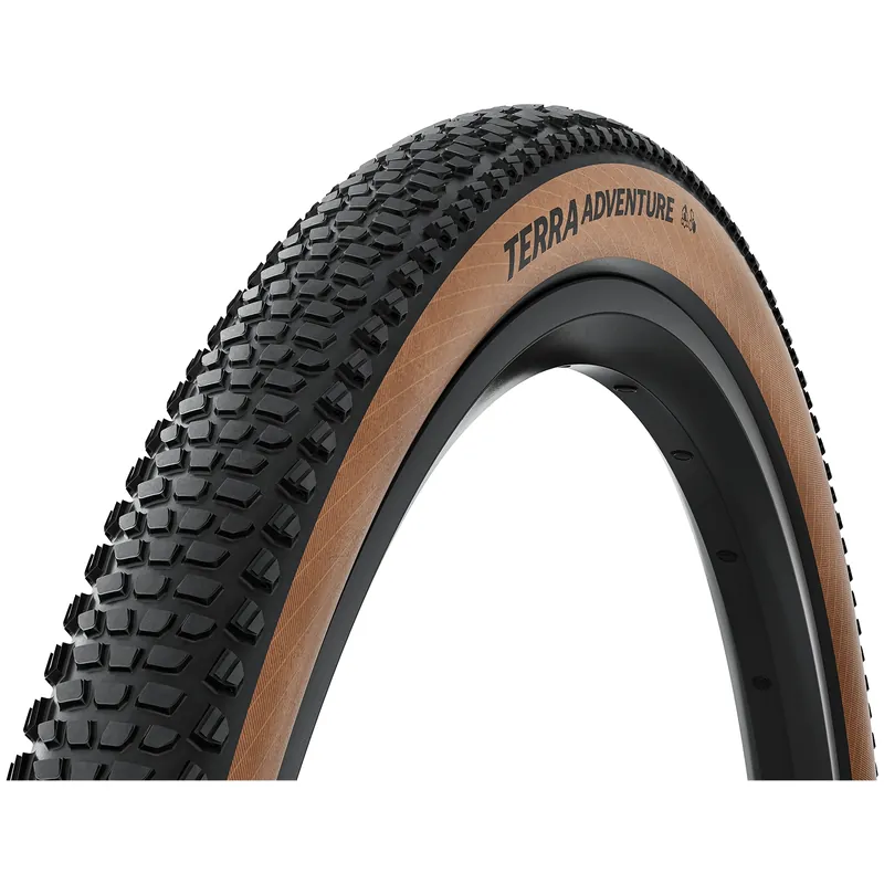 Anvelopa pliabila Continental Terra Adventure 28", Tubeless Ready, negru/maro, 700x45C, 45-622 Ofertă de sezon