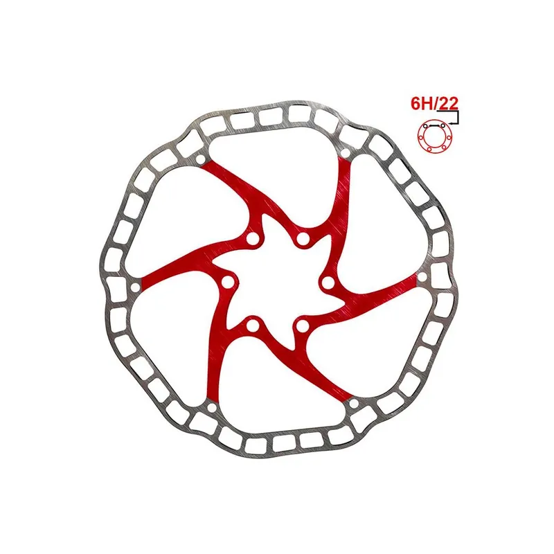 Livrare gratuită Disc frana eWheel EWD001 160mm, 6 gauri, rosu