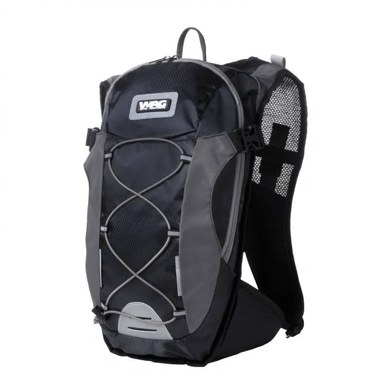 Rucsac WAG cu Sac de Apa 1,5L + 14L Negru/Gri Cumpărături sigure