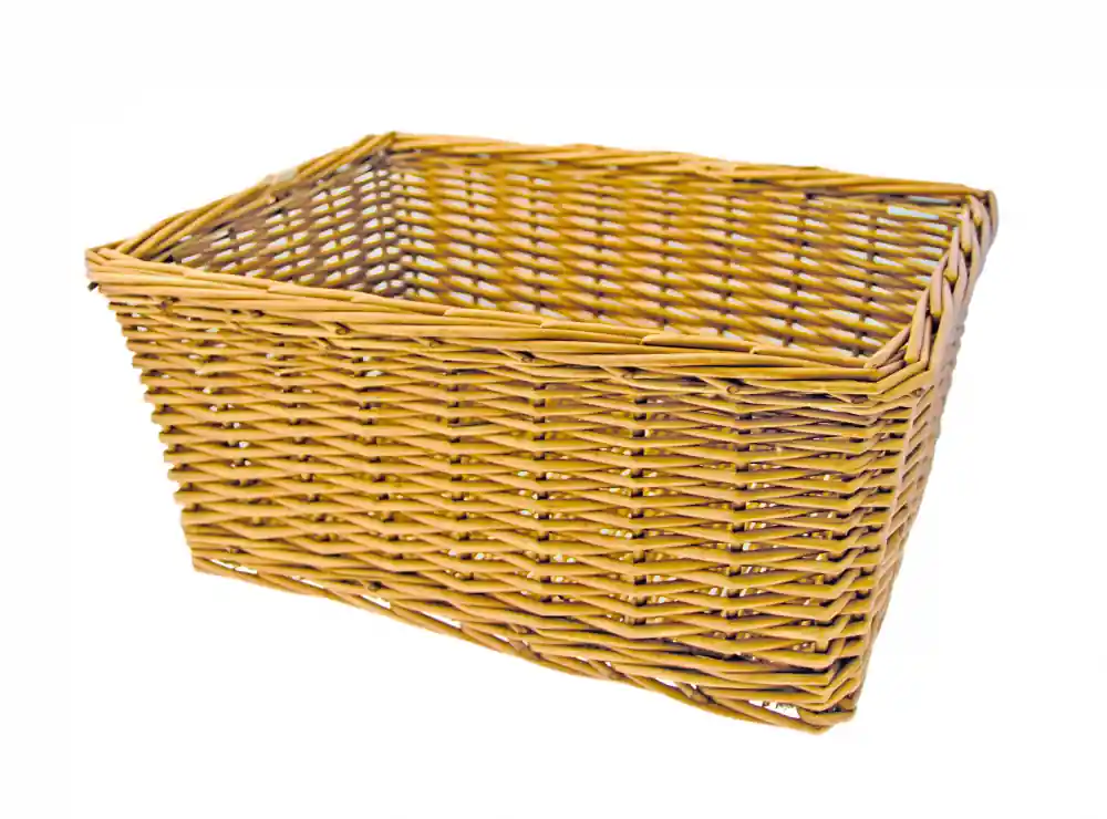Livrare rapidă Cos Bicicleta Nuiele 43x33x19cm Natur