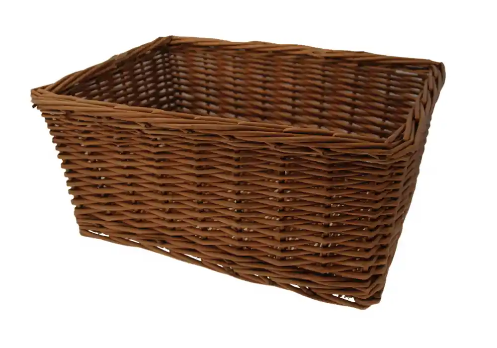 Livrare gratuită Cos Bicicleta Nuiele 43x33x19cm Maro