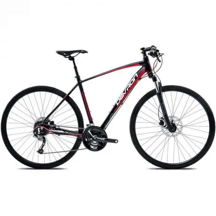 Cadru Devron Urbio K3.8 - M, 480 Mm, Negru-Rosu Preț mic