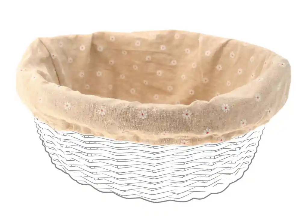 Super ofertă Husa Panza Oval 40x35x19cm Crem/Flori