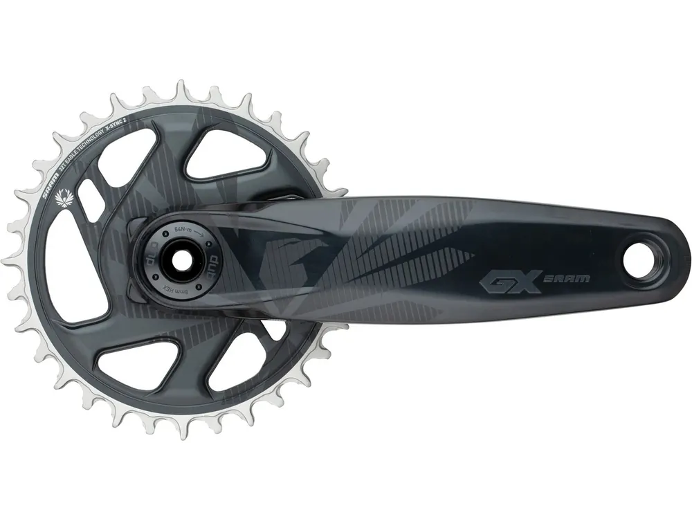 Angrenaj SRAM GX EAGLE DUB 165mm 32 dinti, Culoare: Black Preț redus