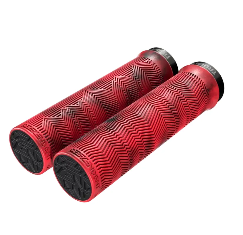 Nu rata Mansoane Truvativ Locking Grips Descendant Red/Black Marbled