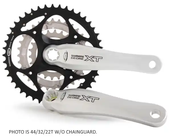 Cumpărături sigure Angrenaj Pedalier Shimano Deore MTB, 48X36X26T, Brat 175MM, Pentru 9 Viteze Pe Spate