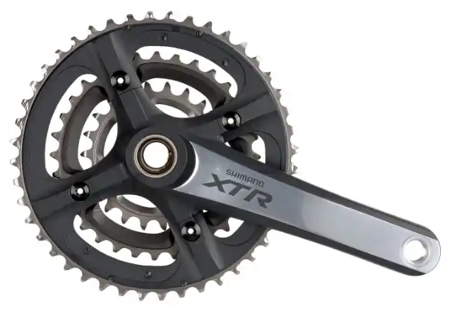 Angrenaj Pedalier Shimano XTR MTB, 44X32X24T, Brat 175MM, Include Butuc Pedalier Ofertă