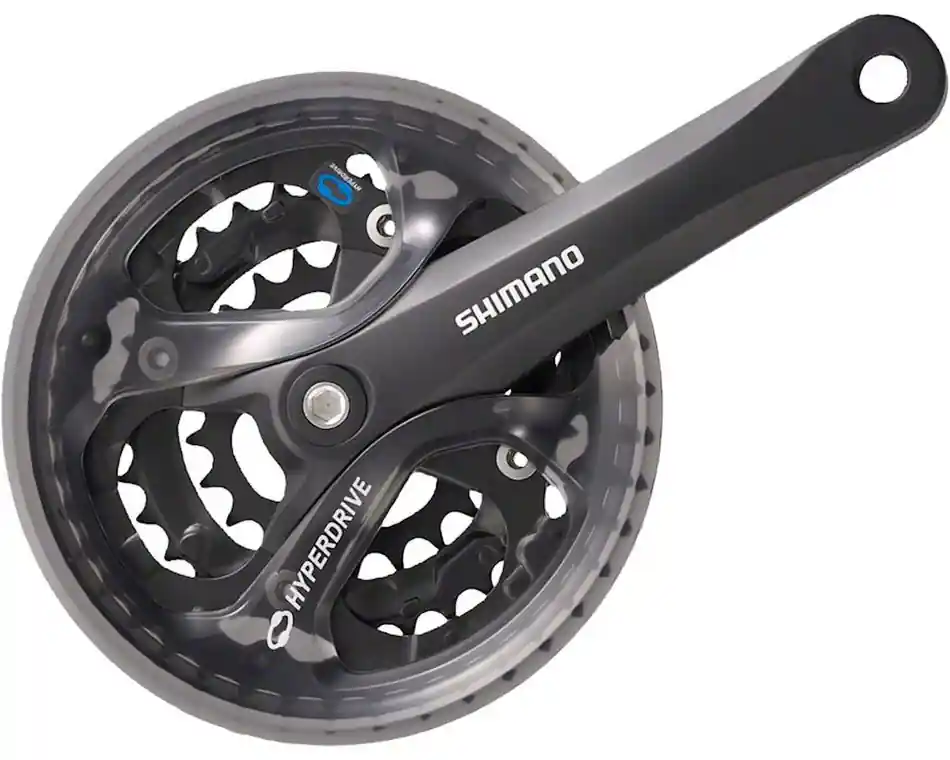 Angrenaj Pedalier Shimano Acera, 42X32X22T, Brat 170MM, Pentru 7/8 Viteze Pe Spate.Negru Disponibil imediat