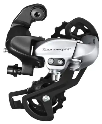Schimbator Spate Shimano Tourney RD-TX800 7/8 Vit Prindere Surub, Argintiu Cel mai vândut