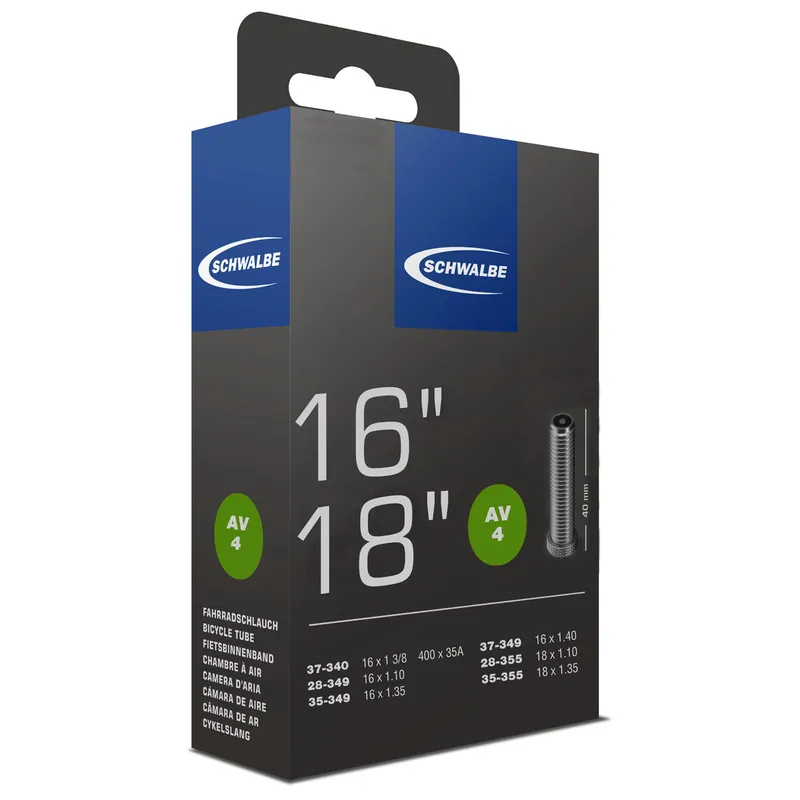 Vezi acum Camera SCHWALBE AV4 16"/18" 28/37-340/355 IB AGV 40mm
