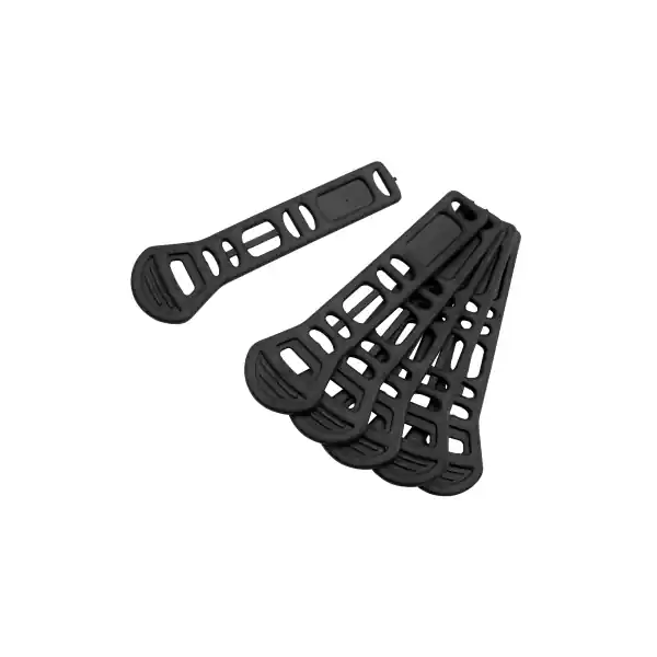 Set de 6 benzi de cauciuc pentru utilizare tripla, potrivit pentru suportul de biciclete auto din spate culoare negru Livrare expres