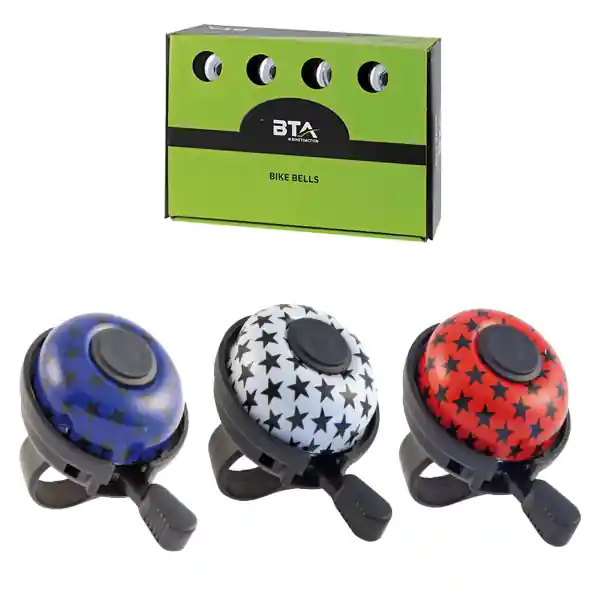 Cumpără acum Sonerie BTA clasica, din aluminiu, diametru 45mm, multicolor, grafica cu stele