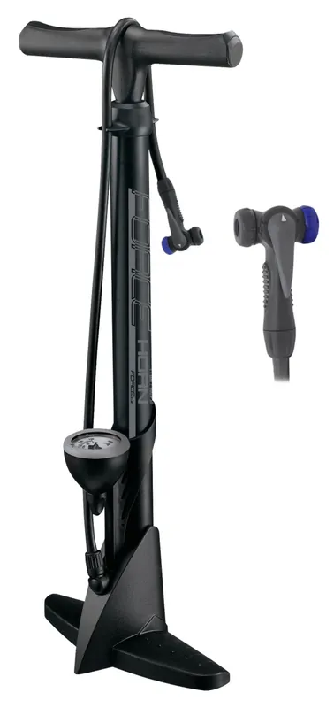 Vezi acum Pompa podea cu manometru Force Easy Horn 11 Bar, plastic negru