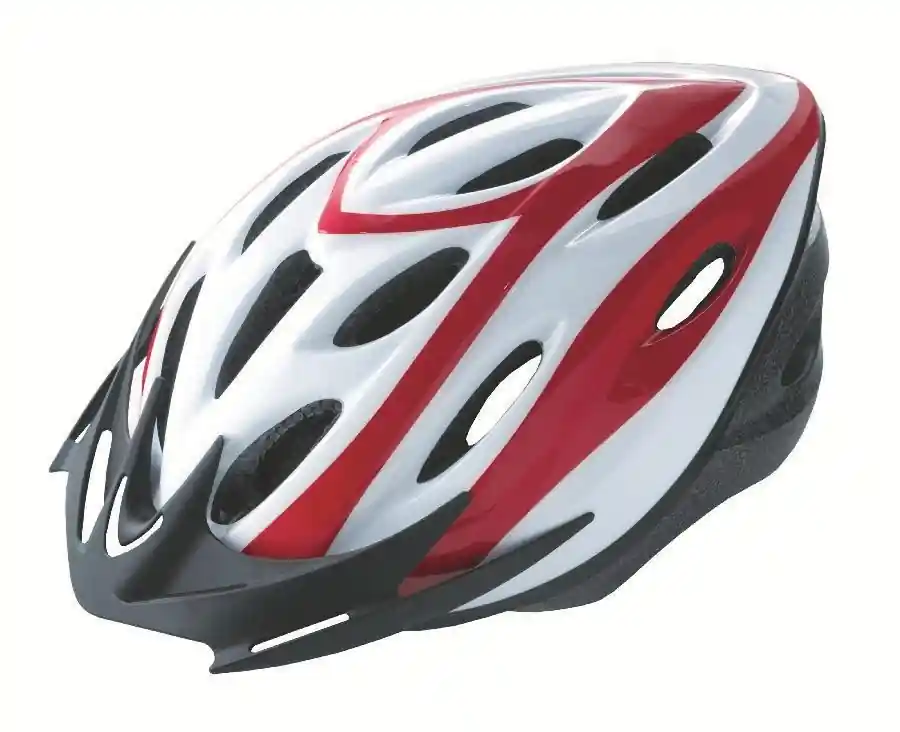 Casca Rider Alb/Rosu Marime M (54-58cm) Cumpără acum