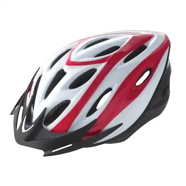 Discount Casca BTA Marime L(58-61cm) culoare alb-rosu