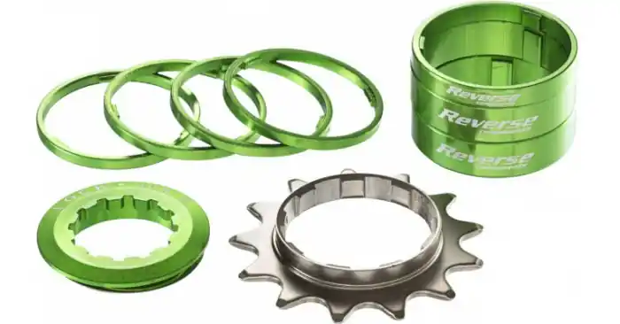 Calitate înaltă Kit single speed Reverse 13T verde