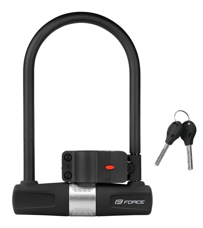 Antifurt U-lock Force cu suport de prindere 11.5x18.9cm Negru Cumpără acum
