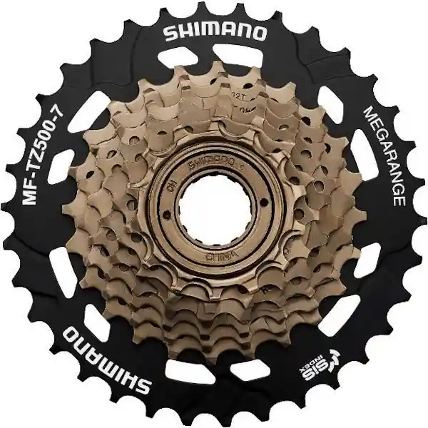 Disponibil imediat Bloc De Pinioane Pe Filet Shimano Tourney Mf-Tz500-7, 7 Vit., 14-16-18-20-22-24-34T, Vrac