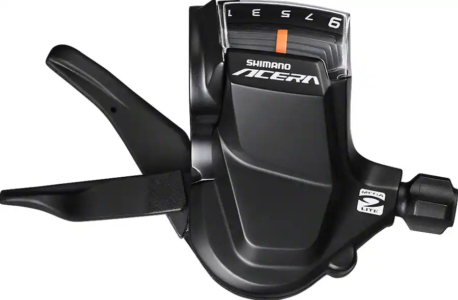 Retur ușor Maneta De Schimbator Shimano Acera Sl-M3000, 9X3 Vit., Cablu 2050/1800Mm Stainless, Camasa Neagra Sp41 600/600/300Mm, Ogd, Ambalat Ind.