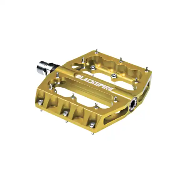 Pedale Black Spire SUB40, aluminiu, culoare auriu Lichidare de stoc