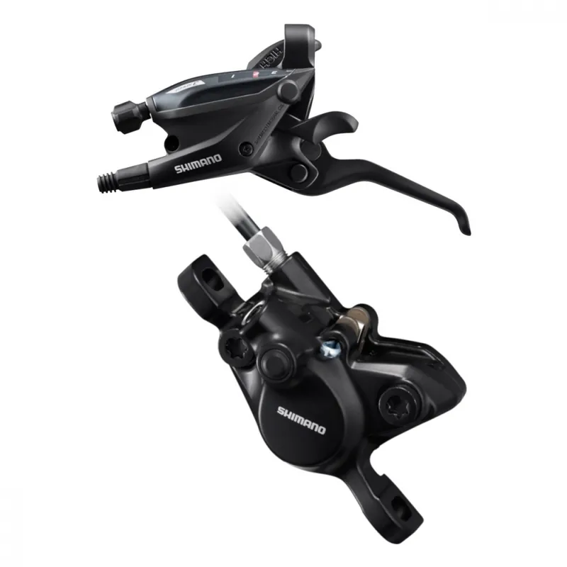 Discount Frana disc hidraulica Shimano Altus ,  ST-EF505/BR-MT200 cu maneta de schimbator 3 viteze