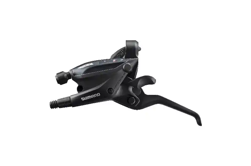 Popular Maneta de schimbator/frana Shimano ST-EF505-L, 3 viteze, cablu 1800mm, 3 degete, hidraulic, culoare negru
