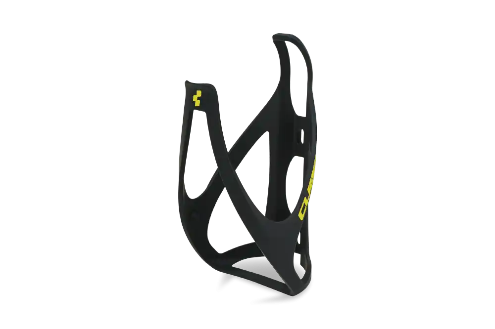 Ieftin Suport bidon Cube HPP MAT Negru/Galben Fluo