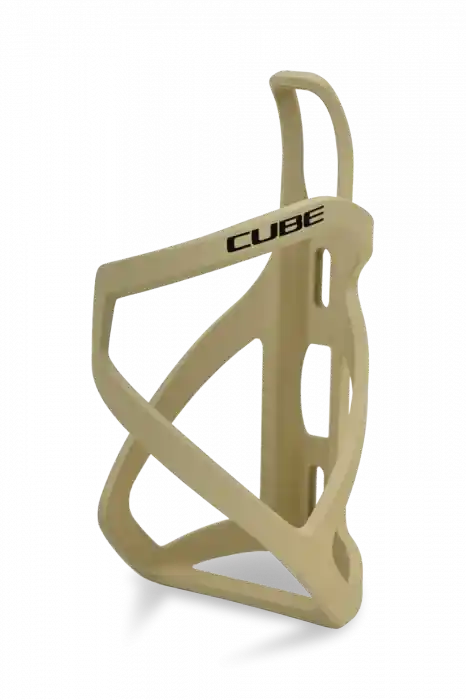 Preț promoțional Suport Bidon Cube HPP Left-Hand Sidecage Crem Mat/Negru Lucios