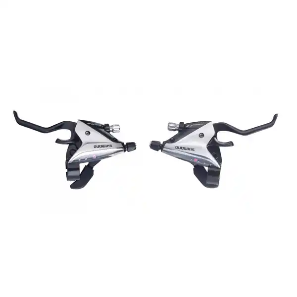 SET MANETA SCHIMBATOR/ FRANA SHIMANO ST-EF65-2A , 9X3 VIT. ,CABLU 2050/1800MM, OT .V-BRAKE Preț mic