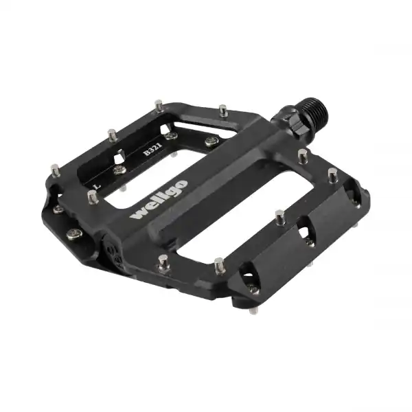 Pedale Wellgo New Gripper, aluminiu, culoare negru Ieftin