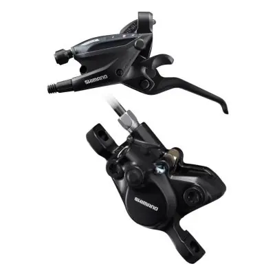 Set manete de schimbator/frana 3x7 viteze, SHIMANO ST-EF505, cablu 2050mm, Ez-Fire PLUS, 3 degete Comandă acum