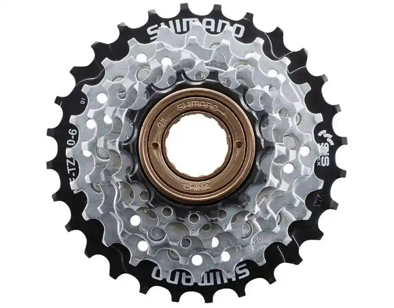 Bloc de pinioane pe filet Shimano MF-TZ510, 6 viteze, 14-16-18-21-24-28T Reducere specială
