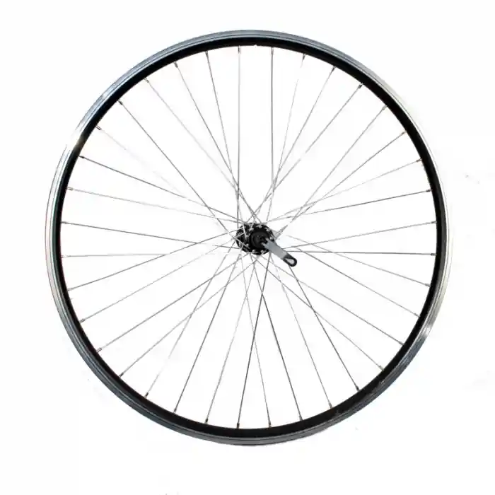 Roata fata 28x1.75 Fivestars V-brake, negru, butuc negru cu bile si QR Expediere rapidă