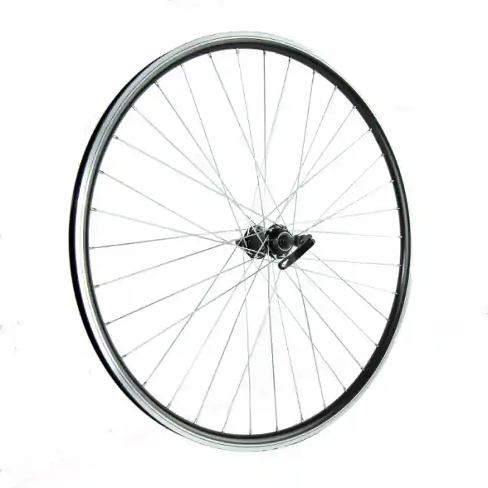 Roata fata 27.5 Fivestars V-brake, negru, butuc negru cu bile si QR Reducere extra