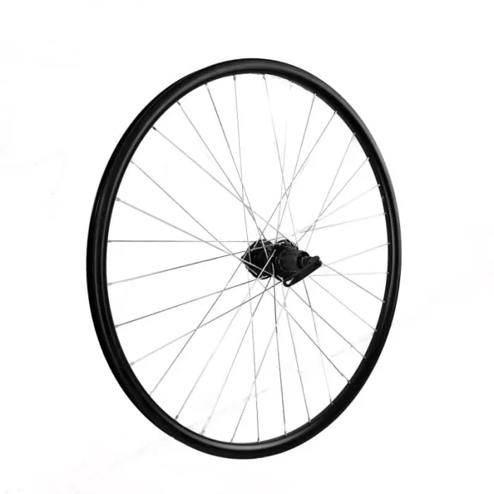 Doar azi Roata spate 27.5 Fivestars disc, negru, butuc negru cu bile si QR