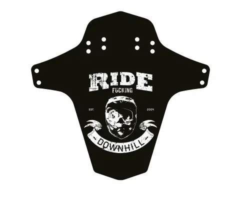 Aparatoare Reverse Ride Fucking Downhill negru/alb Ultima șansă