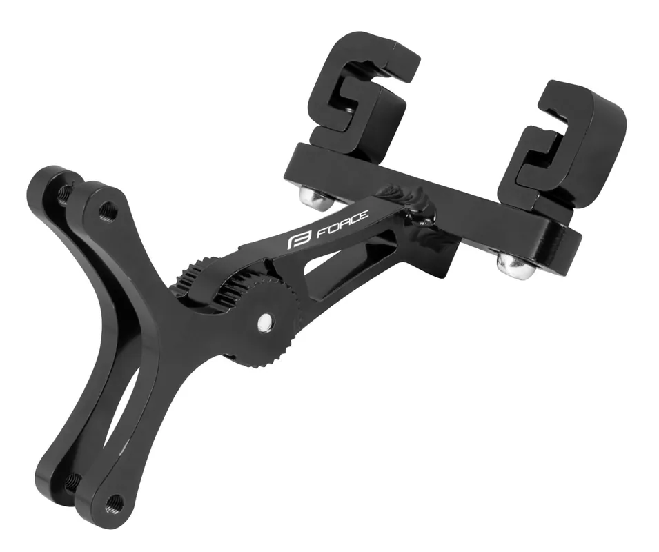 Suport adaptor 2 bidoane Force pentru tija sa negru Mai ieftin