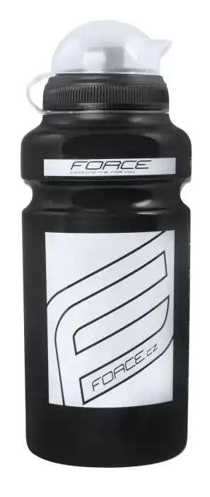 Bidon apa Force F 0.5l negru/alb Preț redus