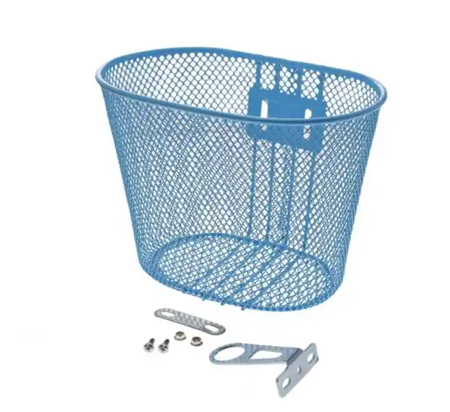 Cos fata biciclete copii, culoare albastru, 25x17x15 cm Ofertă limitată