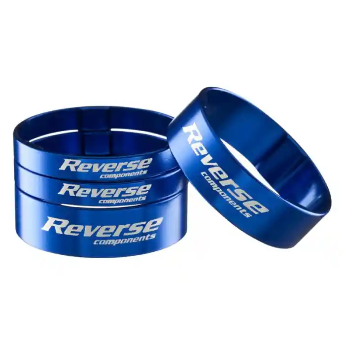 Set distantiere Reverse Ultra-Light 1.1/8 aluminiu Albastre Nu rata