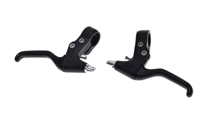 Ieftin Set 2 manete frana biciclete, v-brake, din plastic