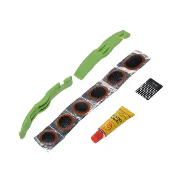 Kit reparatie pana petic/lipici/leviere, culoare verde Reduceri