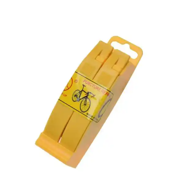 Plată securizată Kit reparatie pana: petic/lipici/leviere, culoare galben