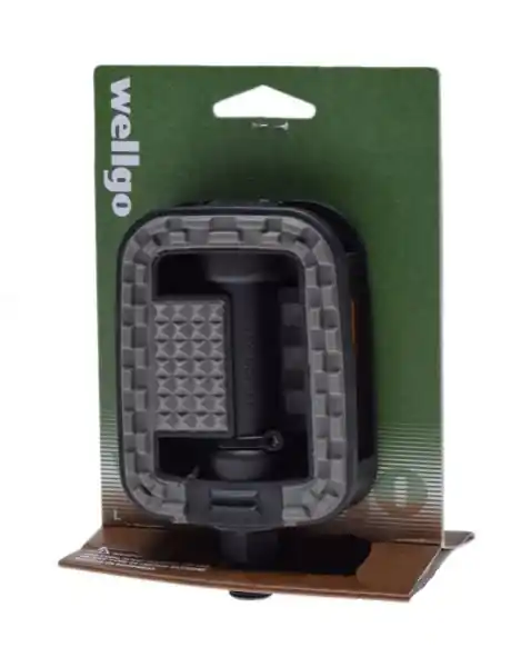 Set 2 pedale din plastic filet 9/16, Wellgo culoare negru Super ofertă