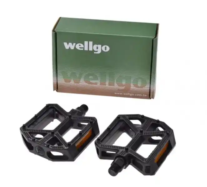 Premium Pedale MTB plastic, Wellgo, filet 9/16