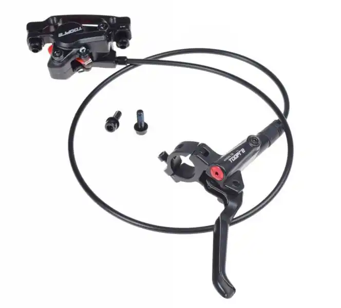 Set pompa cu etrier frana biciclete, hidraulica, pe fata, 760mm Ofertă