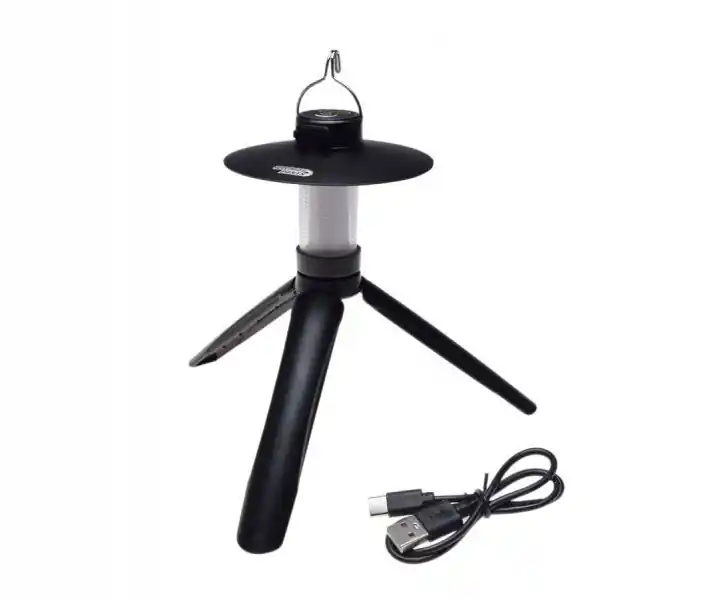 Transport gratuit Lampa camping Retro, culoare negru, incarcare USB