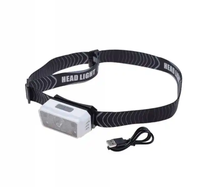 Doar azi Lanterna frontala, led 350 lumeni, reincarcabila USB-C, 6 moduri de iluminare, reglabila