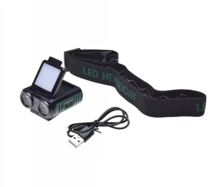 Lanterna frontala, led 350 lumeni, reincarcabila USB-C, clema atasare Reducere specială